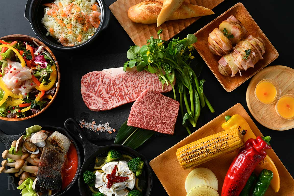 地元食材のグランピングBBQ